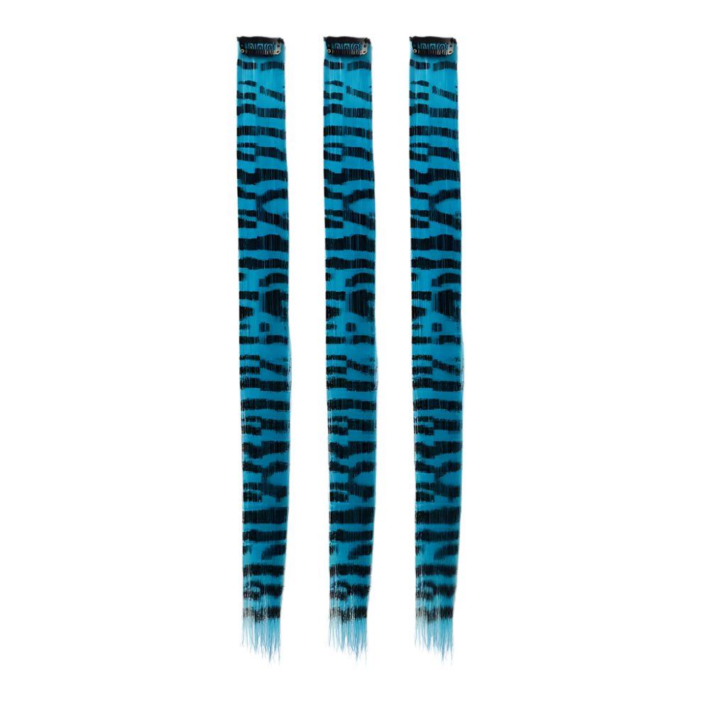 Stripe Printed Colorful Clip-In Hair Extensions