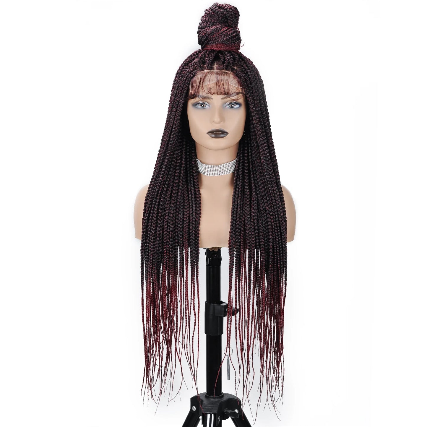 36" Full Lace Knotless Braided Wig