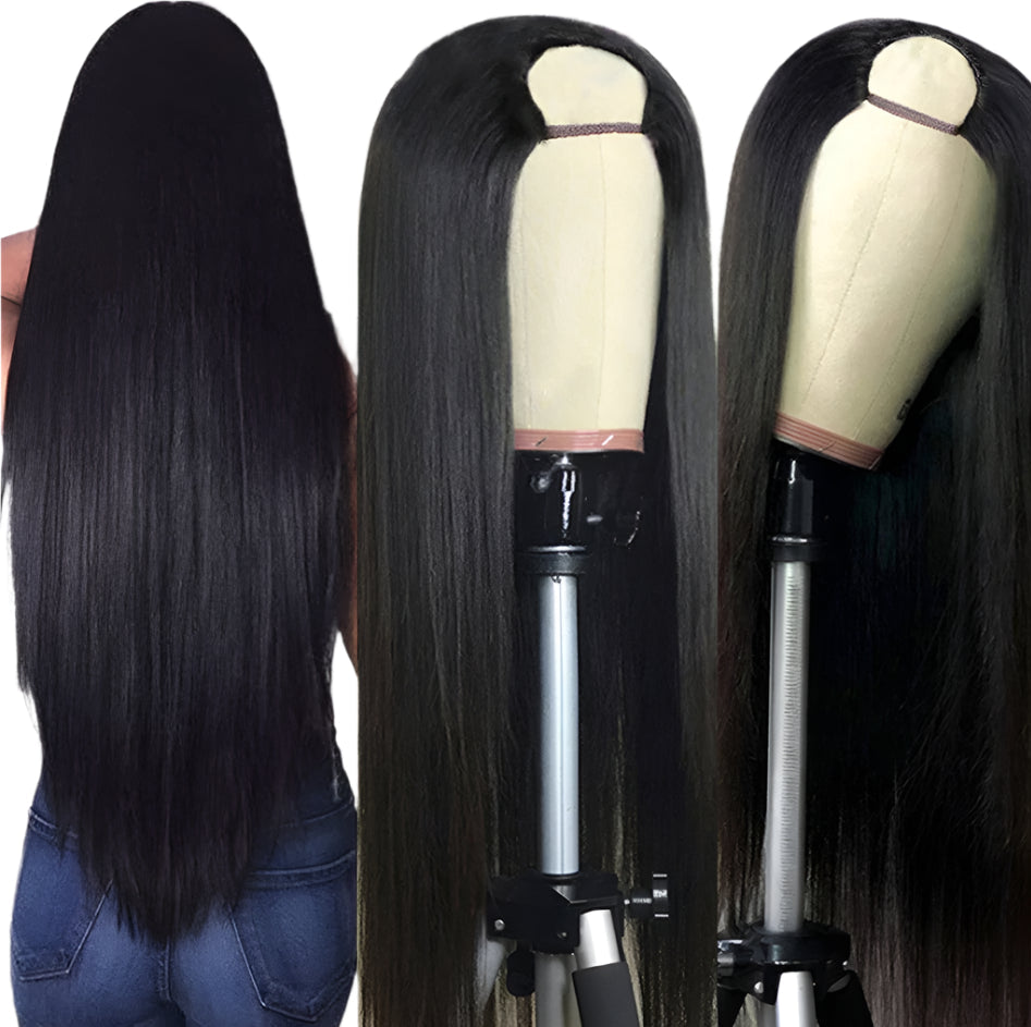 Straight U-Part Brazilian Wig