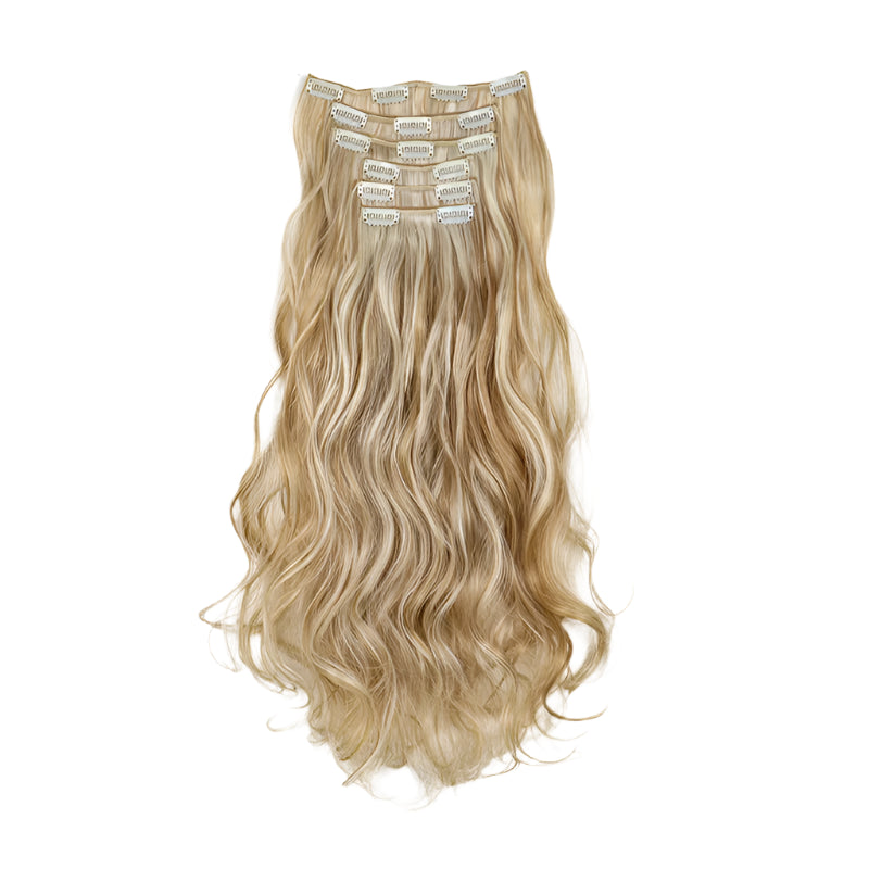 Synthetic 24" Long Curly Hair Extensions