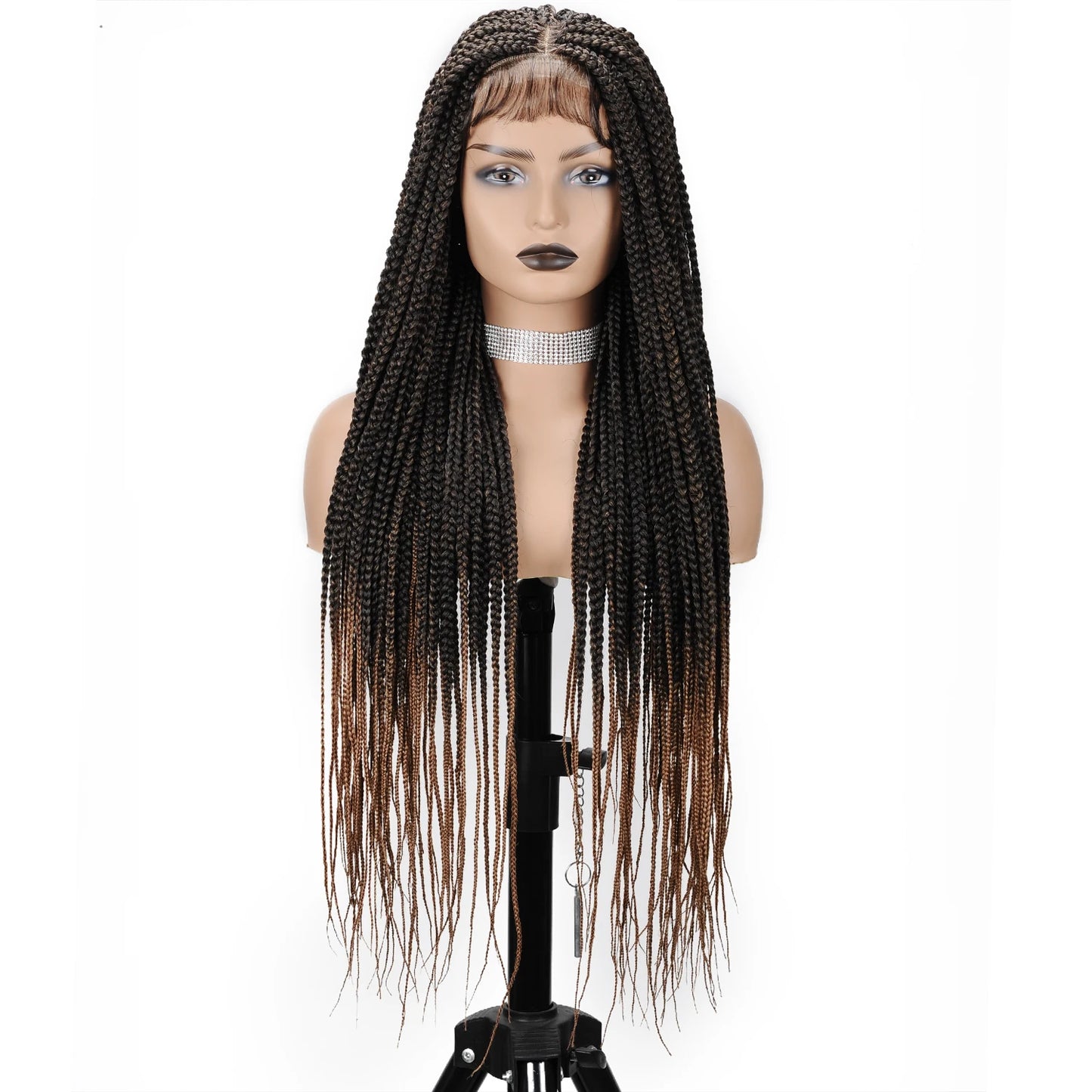 36" Full Lace Knotless Braided Wig
