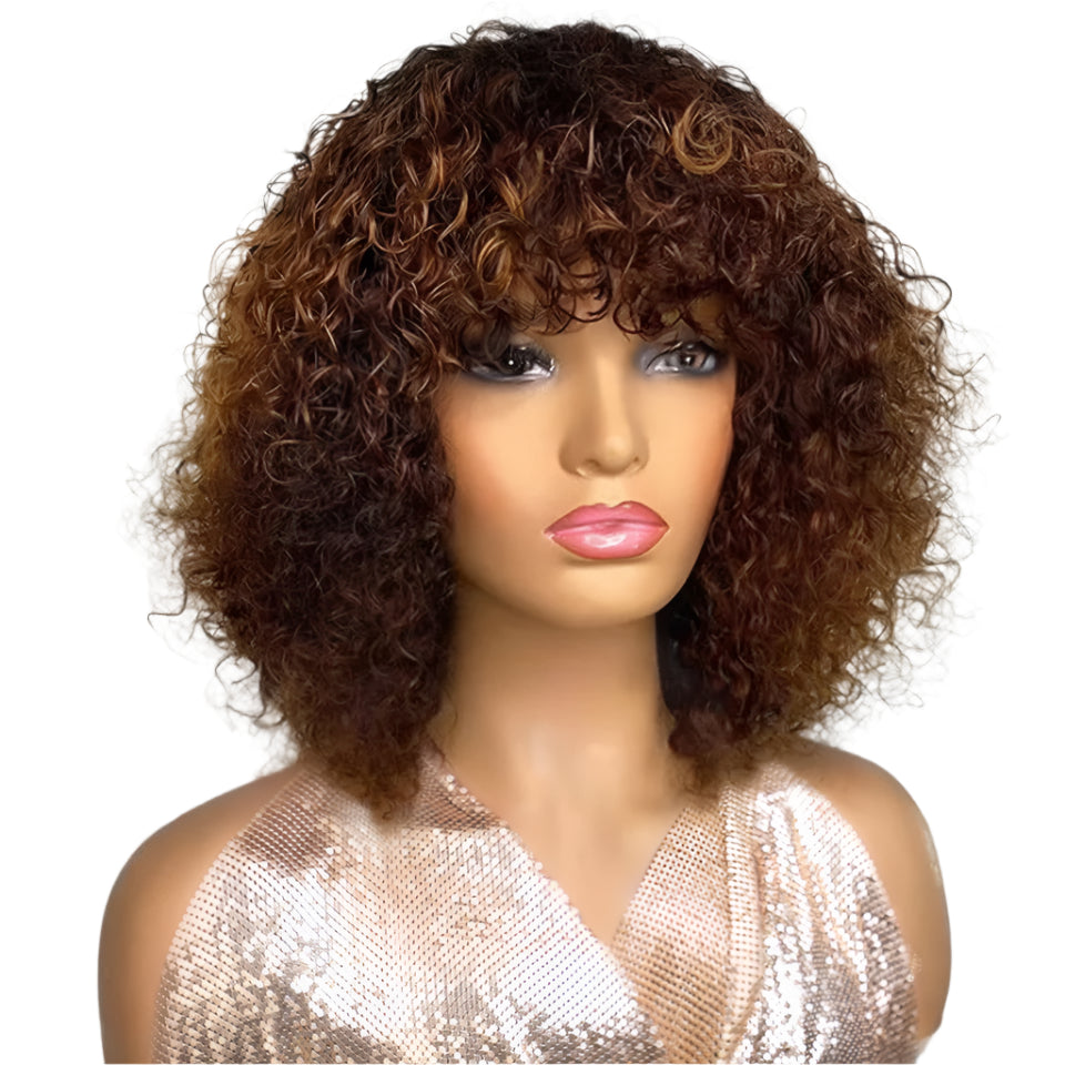 Jerry Curly Short Pixie Bob Wig