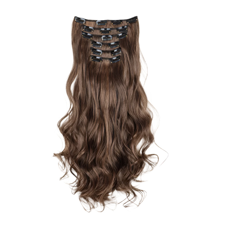 Synthetic 24" Long Curly Hair Extensions