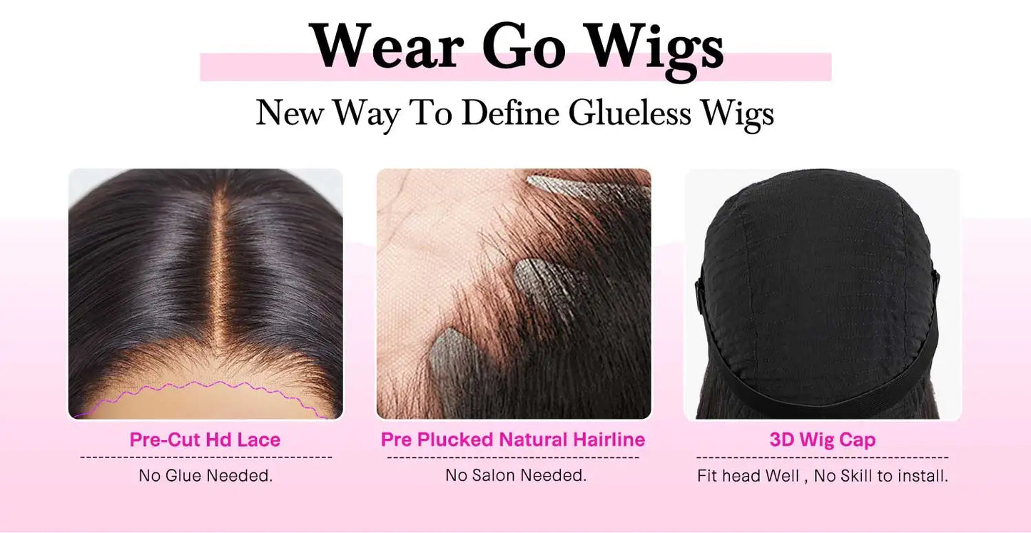 Body Wave Short Bob Glueless Wig