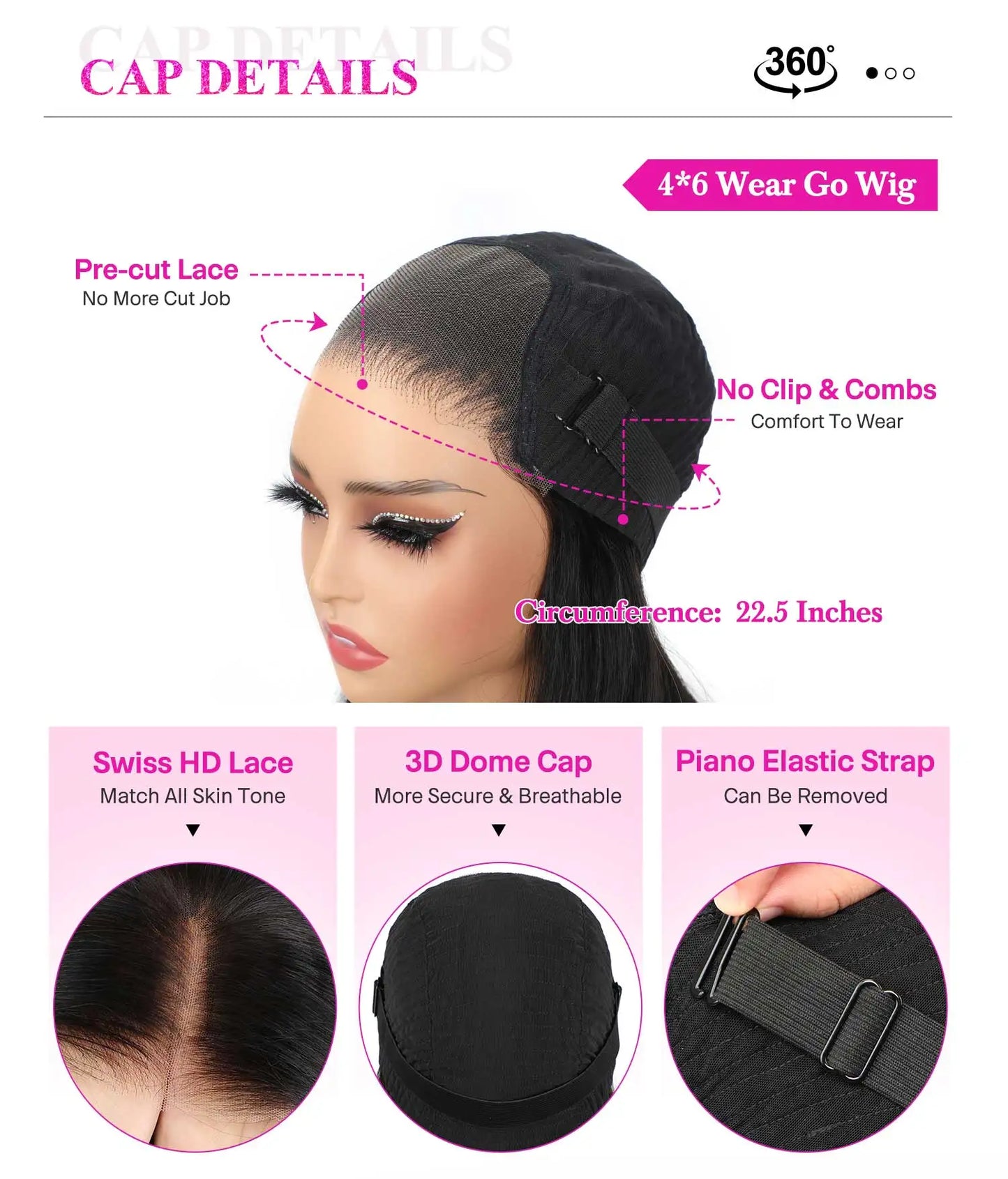 Body Wave Short Bob Glueless Wig