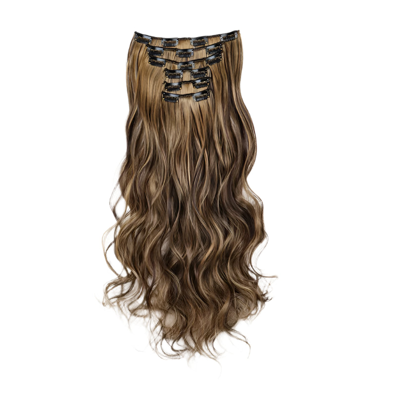 Synthetic 24" Long Curly Hair Extensions