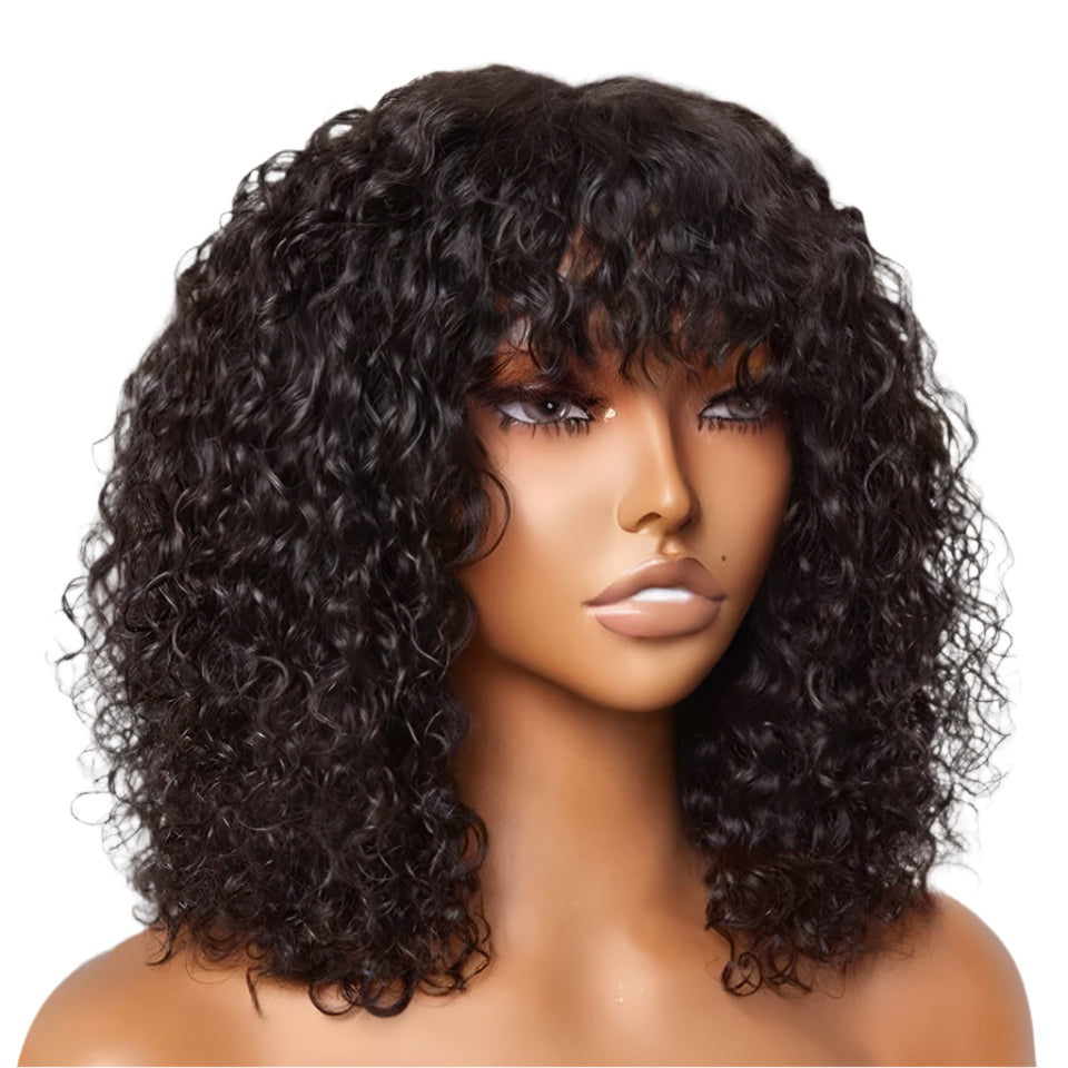 Jerry Curly Short Pixie Bob Wig