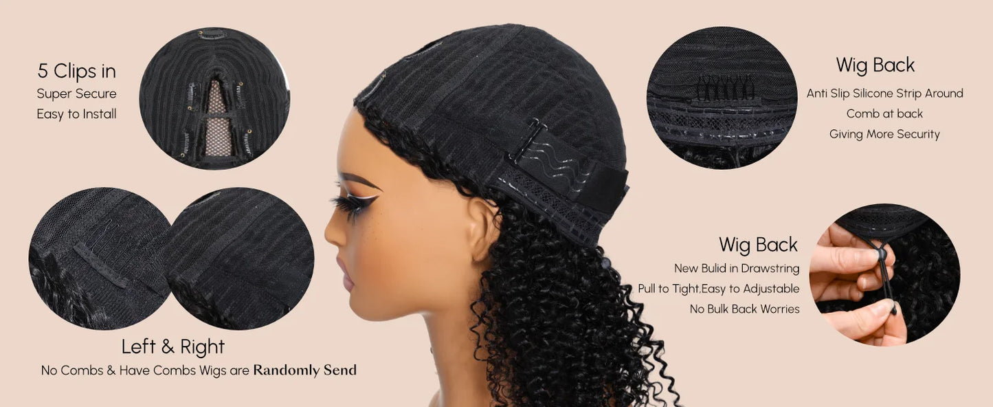 Body Wave V Part Wig