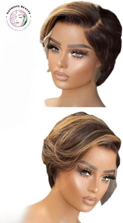 Short Bob Pixie Cut Wig
