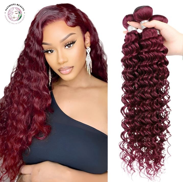99J Burgundy Deep Wave Bundles
