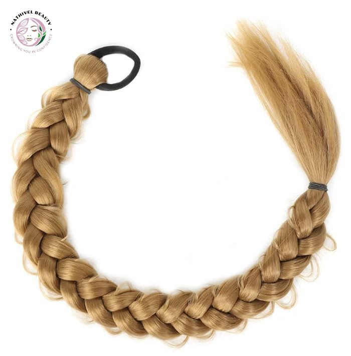 24" Synthetic Long Braided Ponytail Hair Extension
