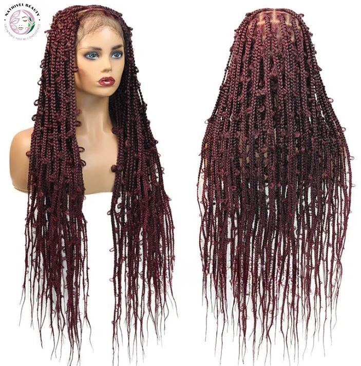 36" Lace Wig – Synthetic Butterfly Braids