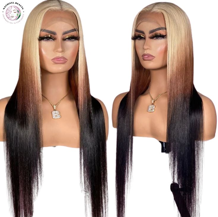 Ombre Straight 13x4 Lace Front Wig