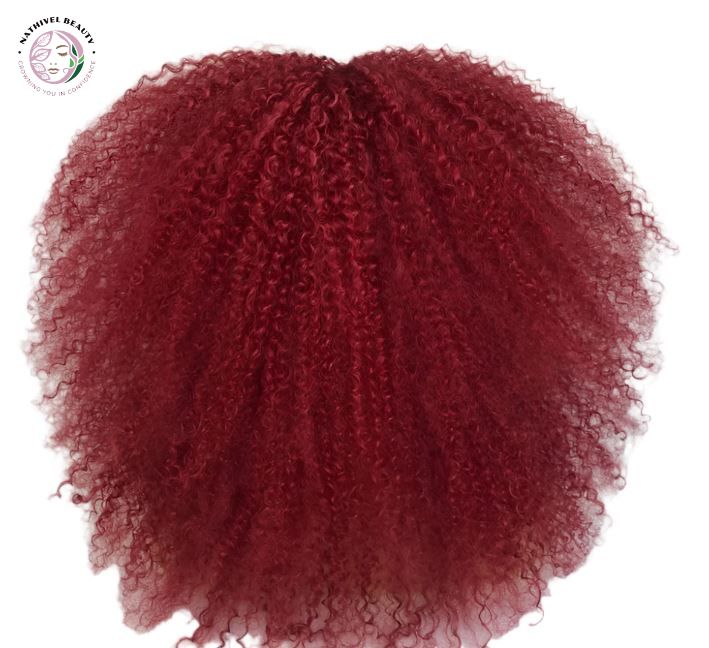 Afro Curly Wig with Bangs