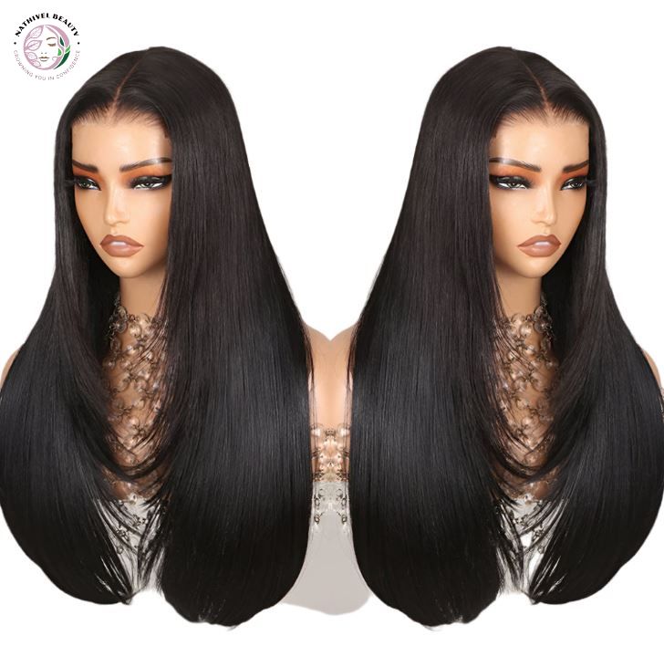 Layered Straight 6x6 Glueless Wear & Go Lace Wig