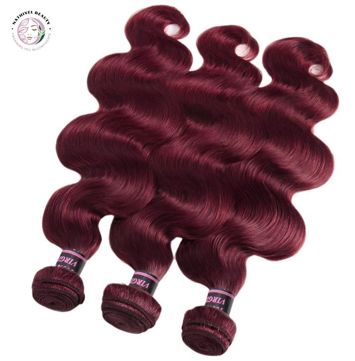 Burgundy 99J Body Wave Brazilian Hair Bundles