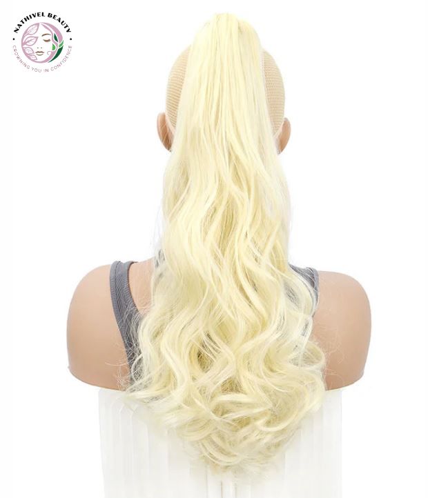 Synthetic Long Curly Wavy Ponytail Hair Extension