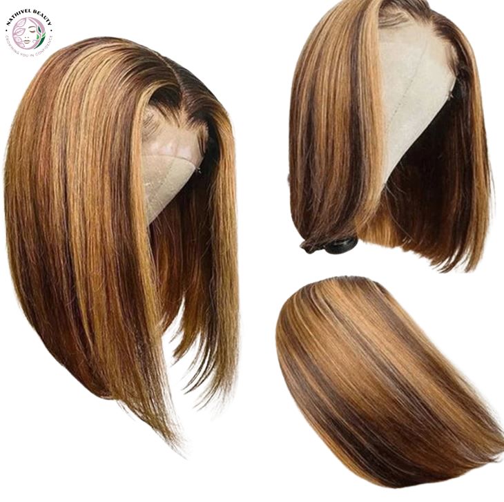 Highlight Bob Wig – Human Hair Lace Front