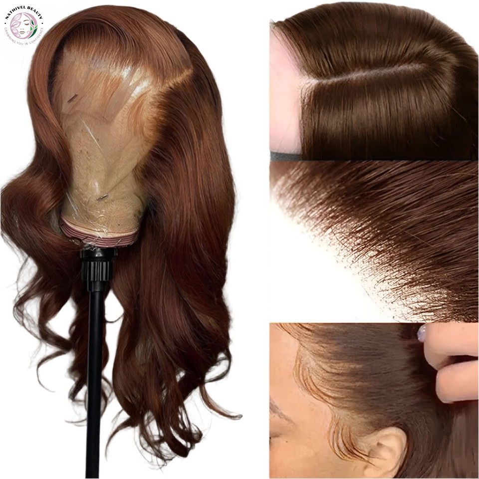 Chocolate Brown Body Wave Lace Front Wig