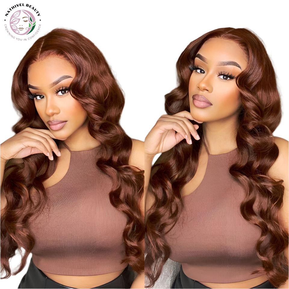 Chocolate Brown Body Wave Lace Front Wig