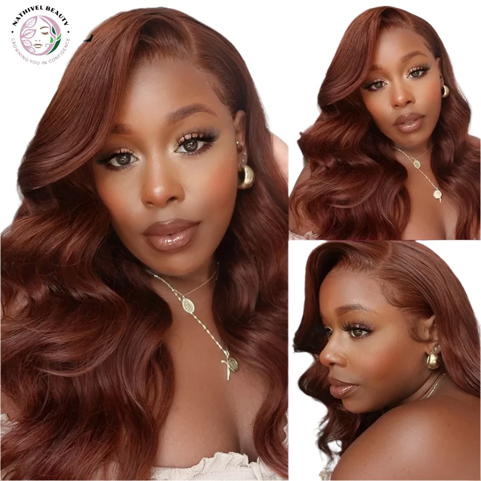 Chocolate Brown Body Wave Lace Front Wig