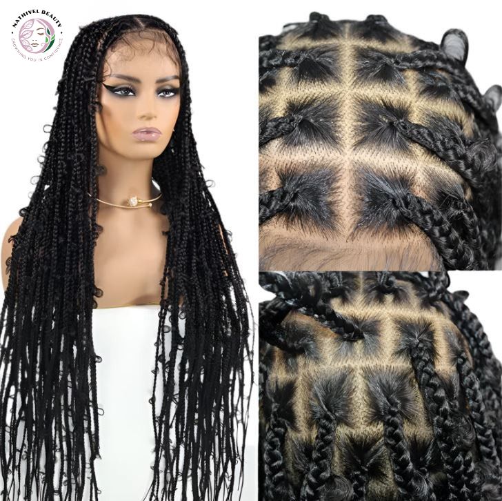 36" Lace Wig – Synthetic Butterfly Braids