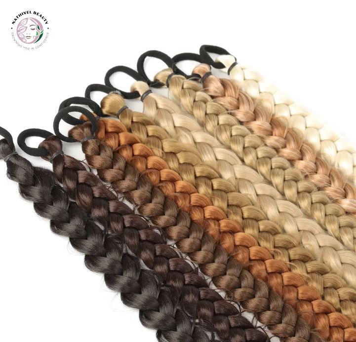 24" Synthetic Long Braided Ponytail Hair Extension