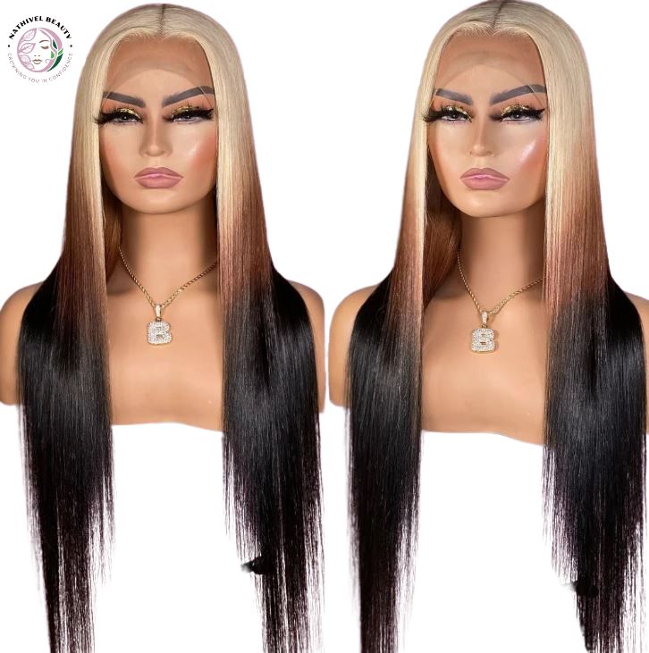 Ombre Straight 13x4 Lace Front Wig