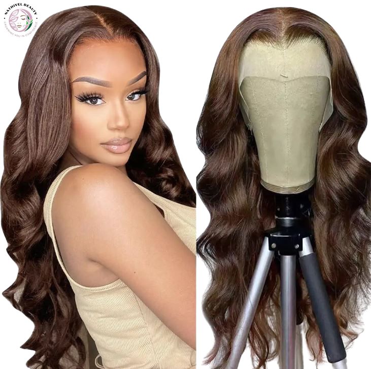 Chocolate Brown 13x4 Glueless Lace Front Wig