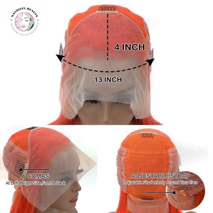Orange Ginger Lace Front Wig