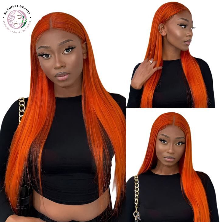 Orange Ginger Lace Front Wig