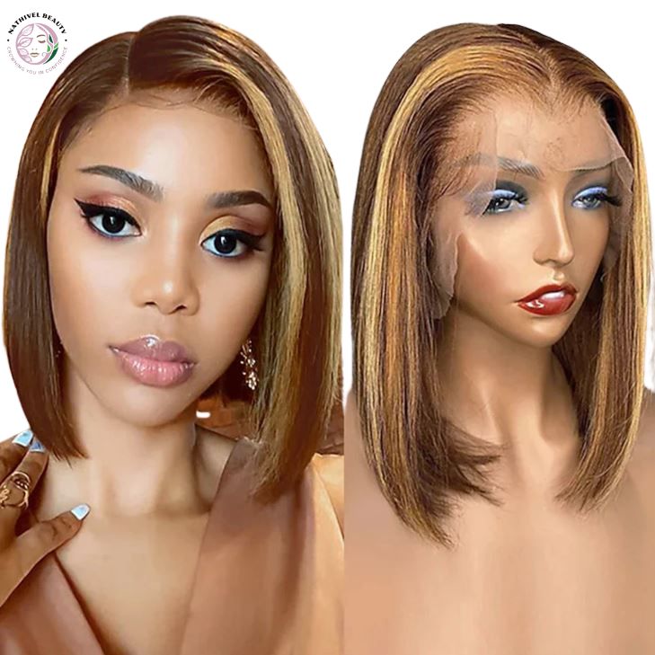 Highlight Bob Wig – Human Hair Lace Front