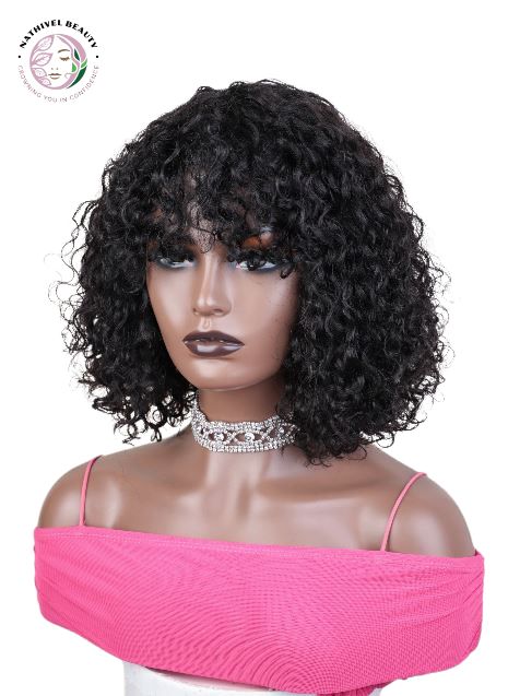 Jerry Curly Short Pixie Bob Wig