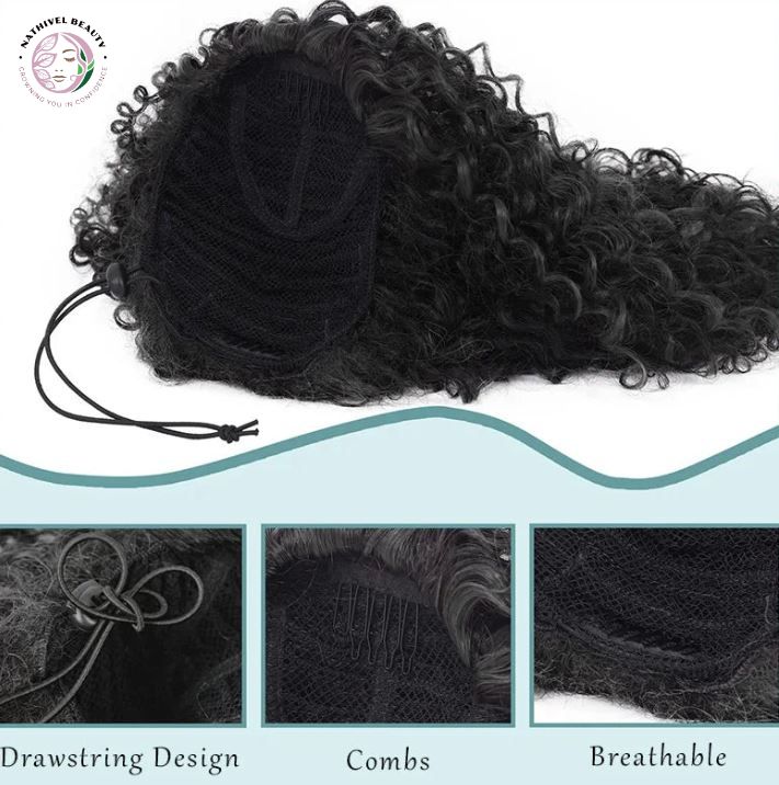 Drawstring Curly Ponytail Extension