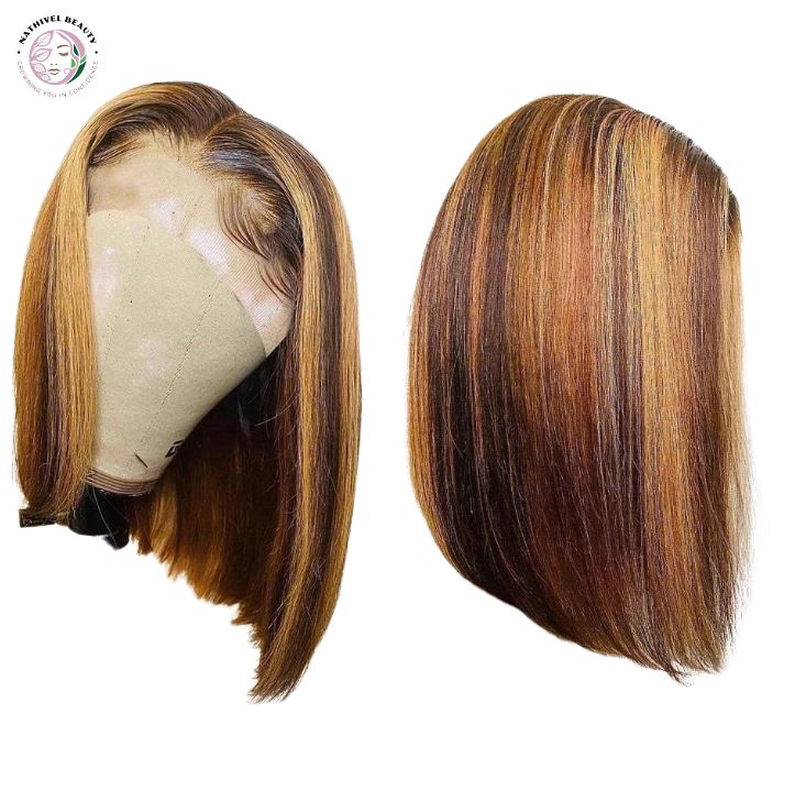 Highlight Bob Wig – Human Hair Lace Front