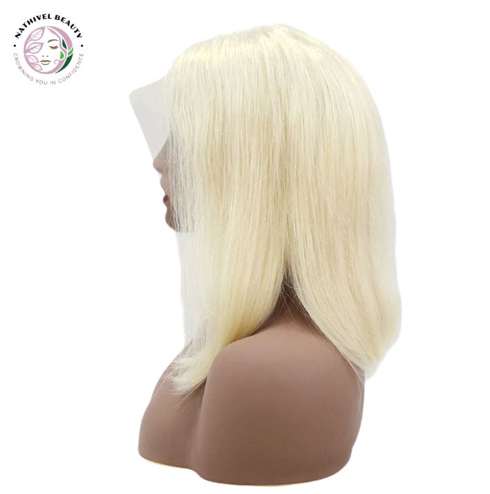 Blonde Short Bob Straight Lace Front Wig