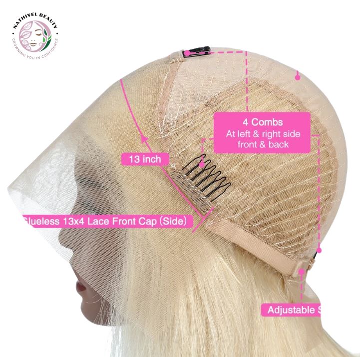 Blonde Short Bob Straight Lace Front Wig
