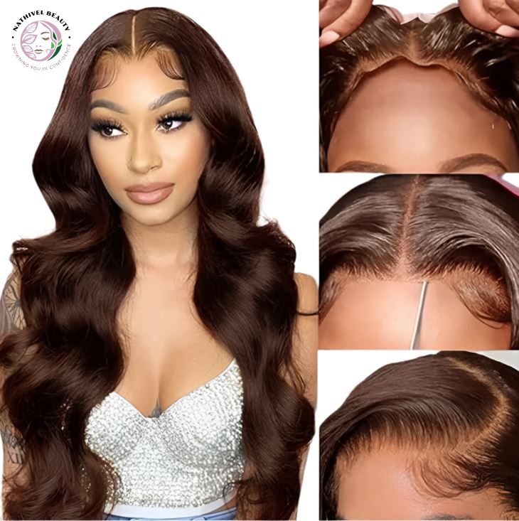 Chocolate Brown Body Wave Wig – Wear & Go