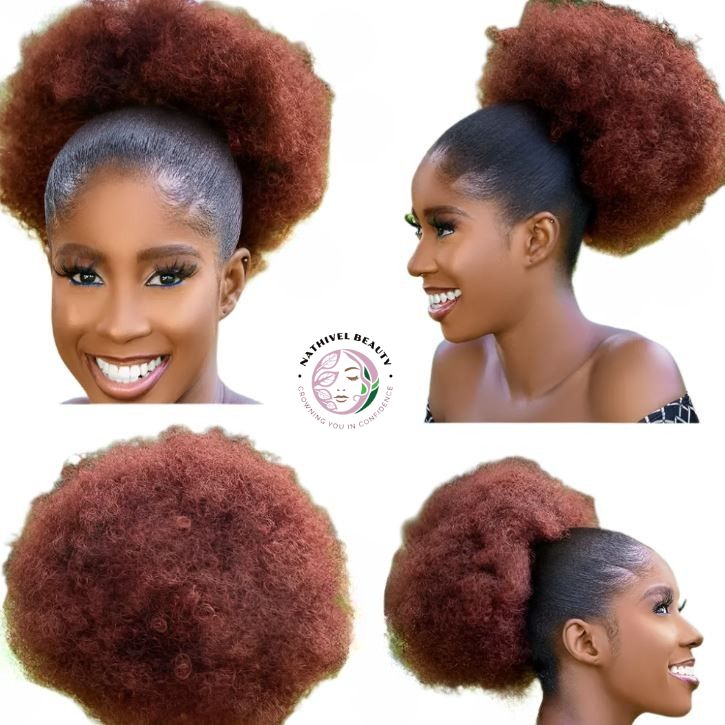 10" Afro Puff Drawstring Ponytail