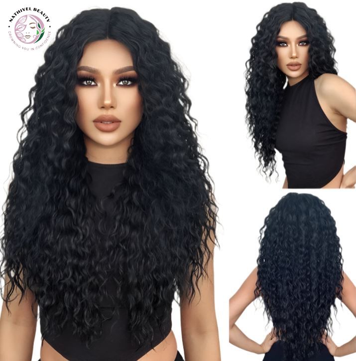 Wavy Ombre Brown Blonde Lace Front Wig
