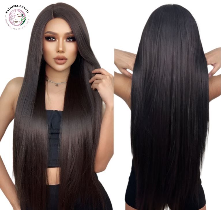 Wavy Ombre Brown Blonde Lace Front Wig