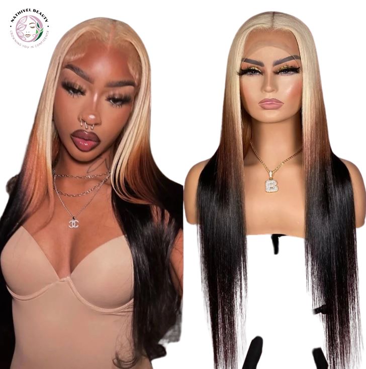 Ombre Straight 13x4 Lace Front Wig
