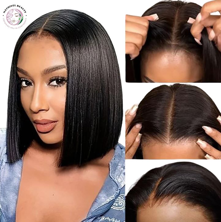 Human Hair 13x4 Bob Lace Wig