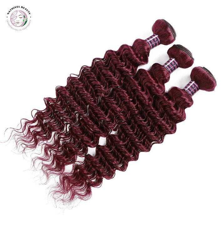 99J Burgundy Deep Wave Bundles