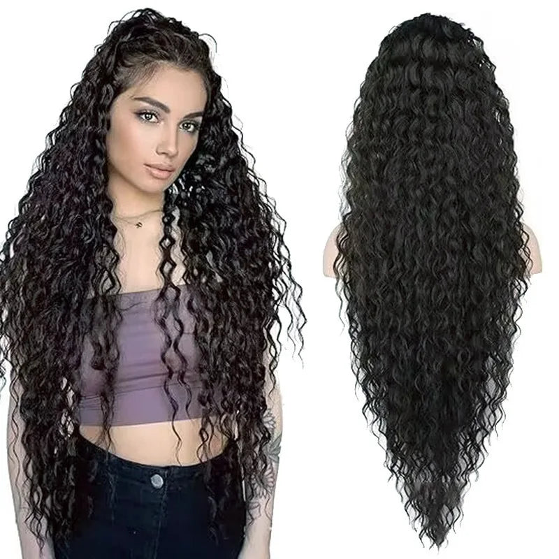 36" Synthetic Curly Ponytail Extension