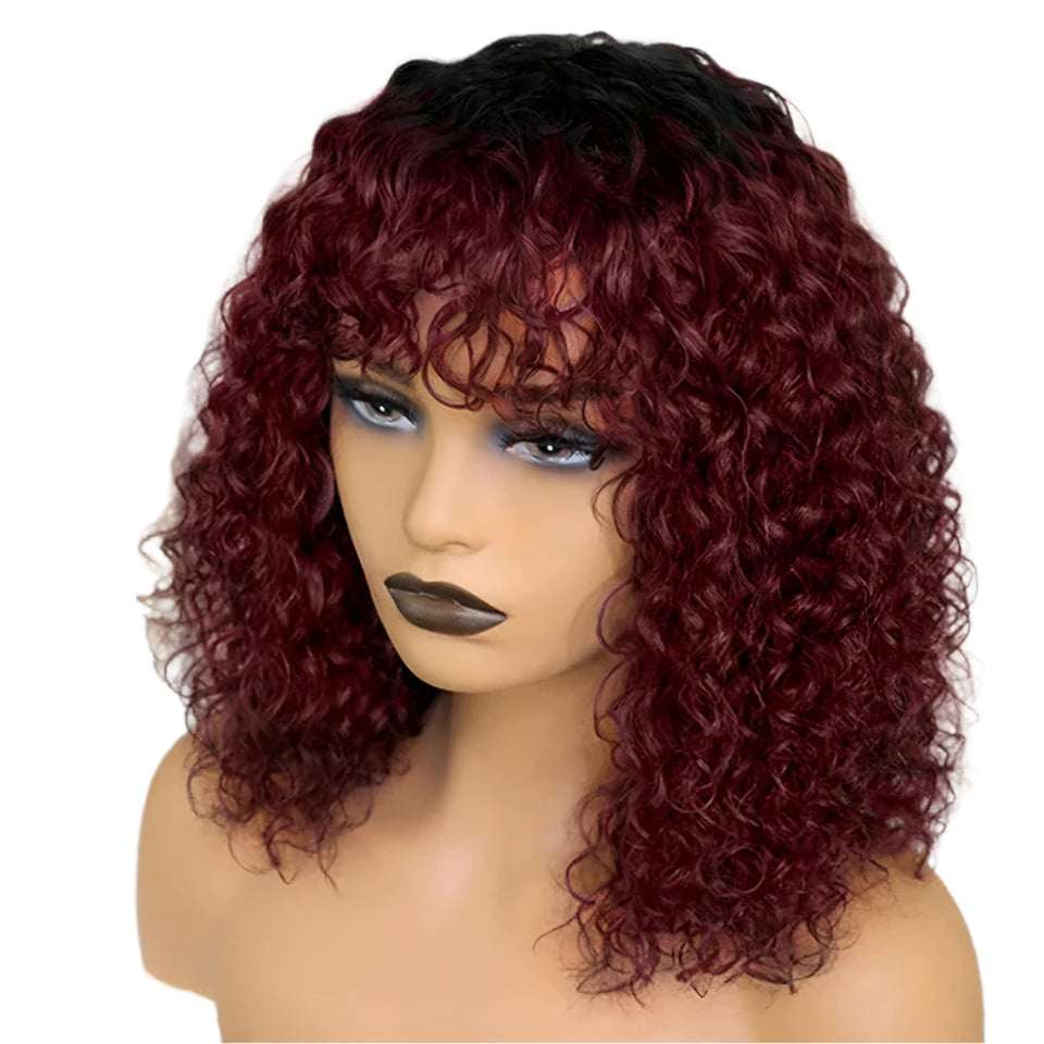 Jerry Curly Short Pixie Bob Wig