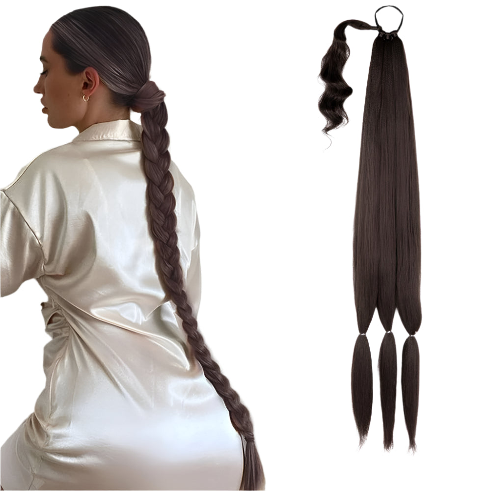 36" Straight Wrap-Around Ponytail
