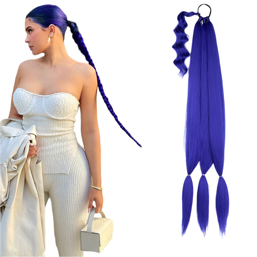 36" Straight Wrap-Around Ponytail