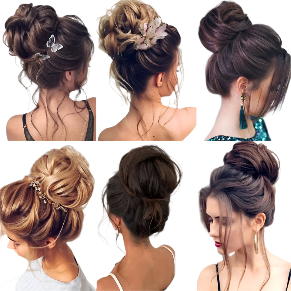 Claw Clip Synthetic Messy Bun