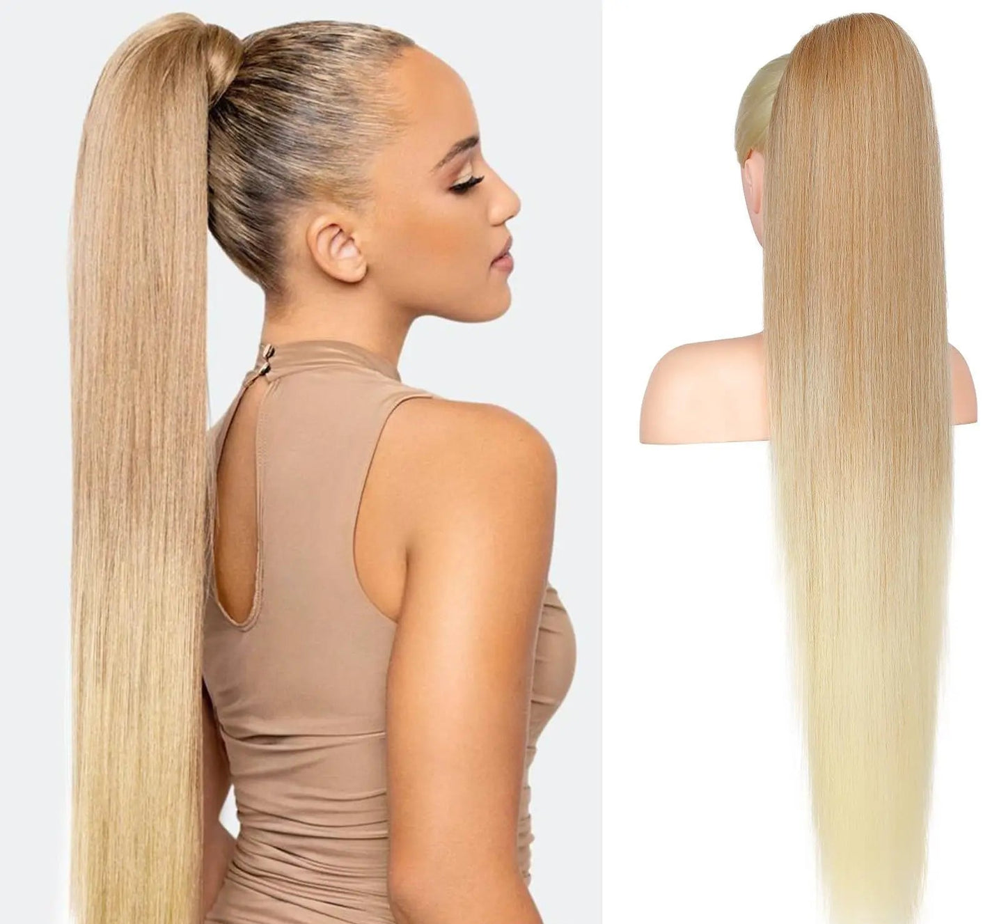 36" Synthetic Curly Ponytail Extension